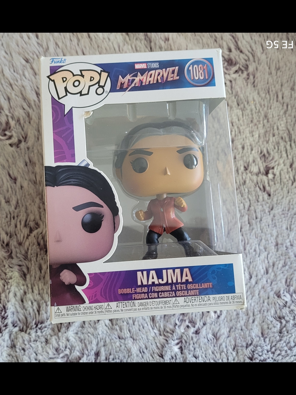 Funko Najma Vinyl Figure with Red Jacket and Black Pants#1081